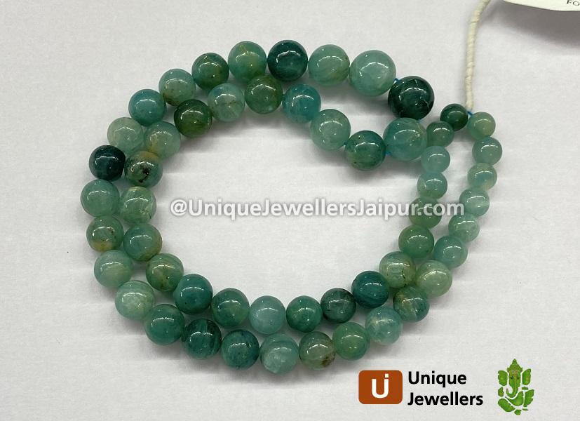 Grandidierite Shaded Smooth Far Balls Beads